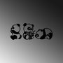 Wallity Pandas - 298 Escultura de Pared de Metal Negra